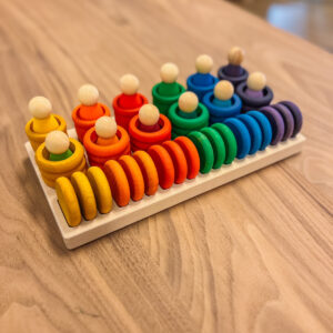 Houten houder | Grapat Nins, Mates, Munten en Ringen | 2x Seizoensset