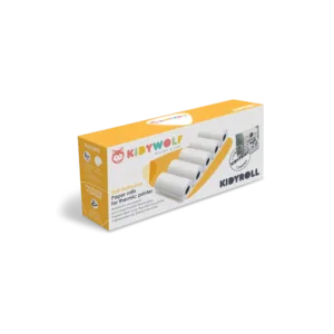 Kidywolf - Kidyroll | Zelfklevende papierrollen voor KIDYPRINT | 5 Stuks