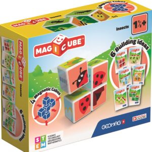 Geomag - Magicube Insecten + Kaarten | 7 Stuks