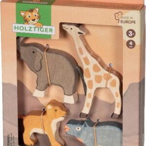 Holztiger - Wilde Dieren Set | 4 Stuks